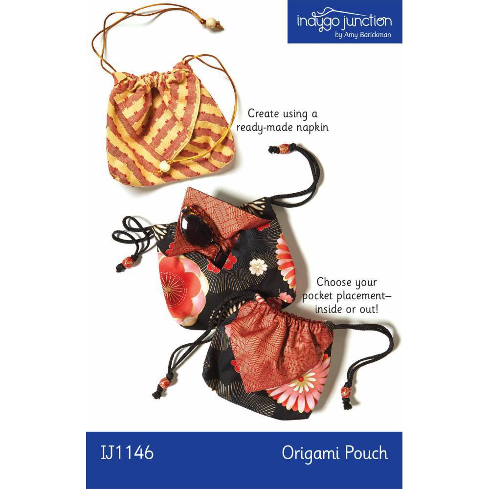 Origami Pouch Pattern, Indygo Junction image # 35108