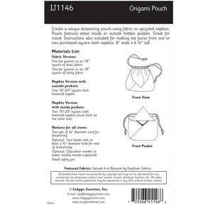 Origami Pouch Pattern, Indygo Junction image # 35109