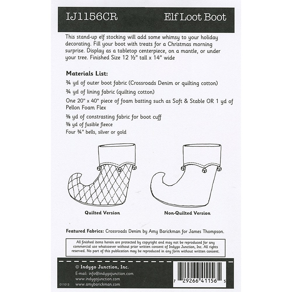 Elf Loot Boot Pattern image # 68716