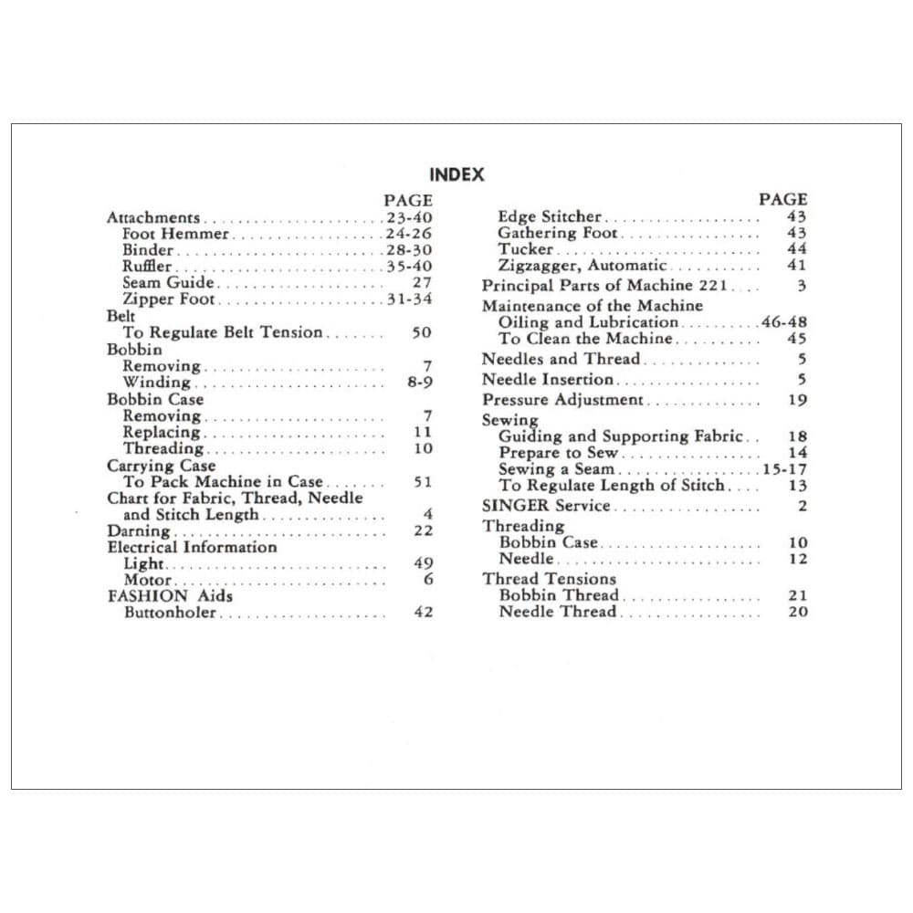 Alphasew 221 Instruction Manual, image # 114731