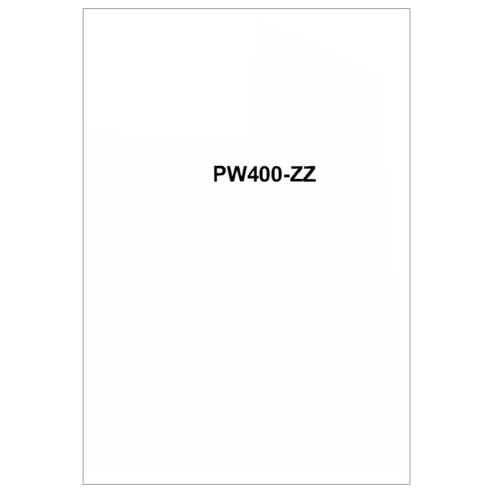 Alphasew PW400ZZ Instruction Manual
