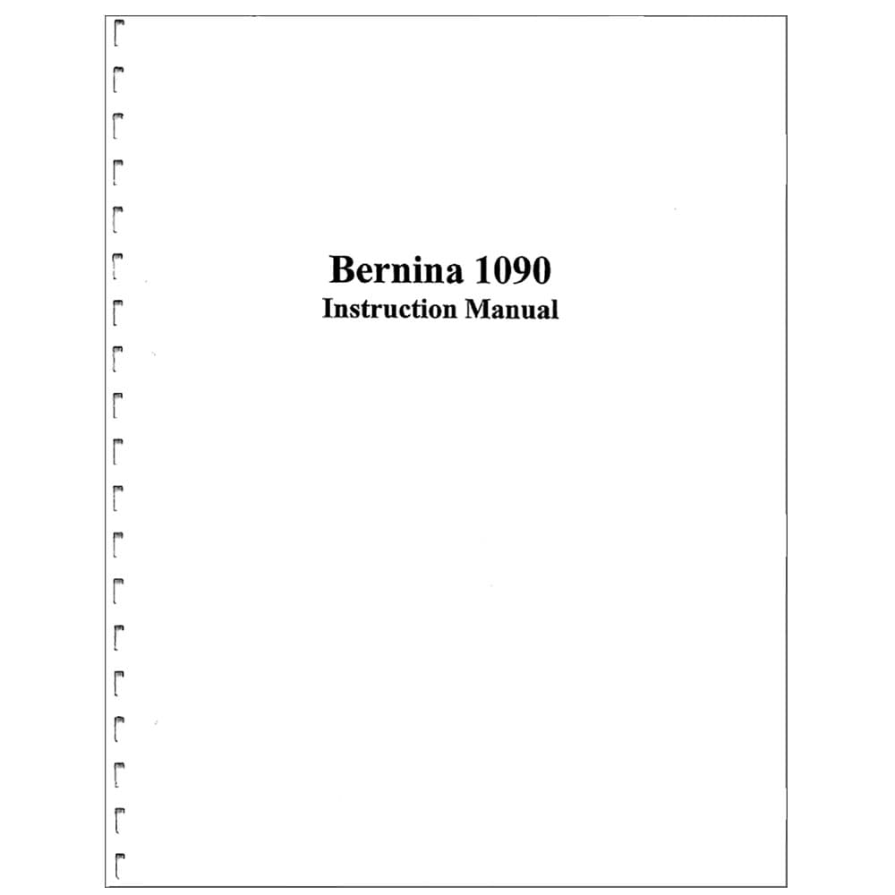 Bernina 1090 Instruction Manual image # 114820