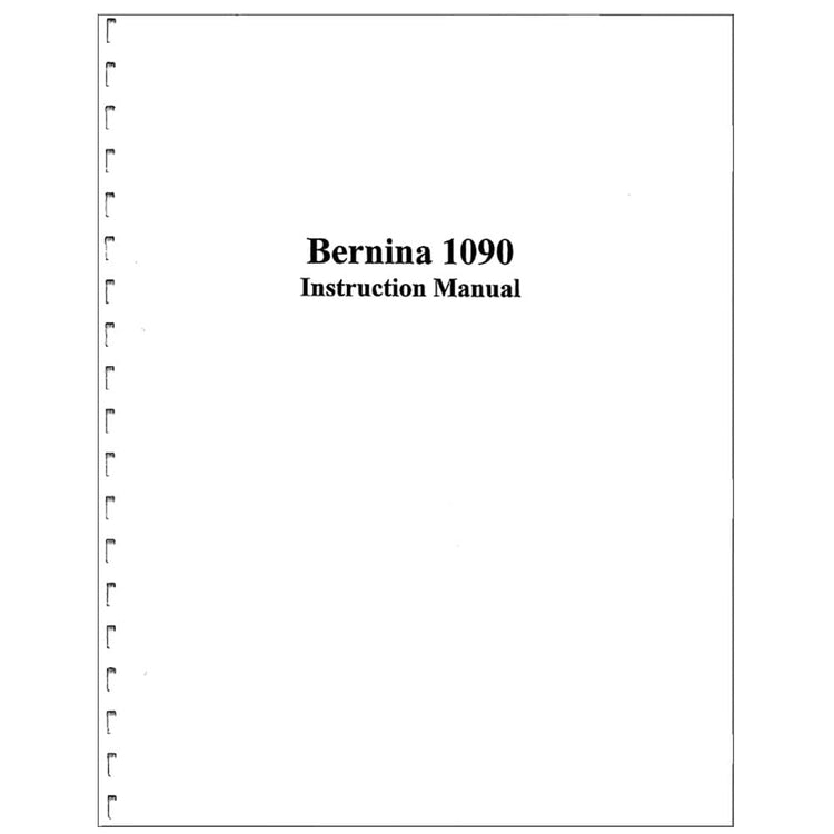Bernina 1090 Instruction Manual image # 114820