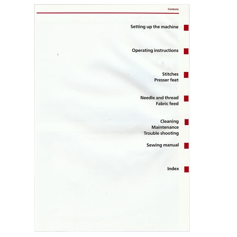 Bernina Virtuosa 150 Instruction Manual image # 115089