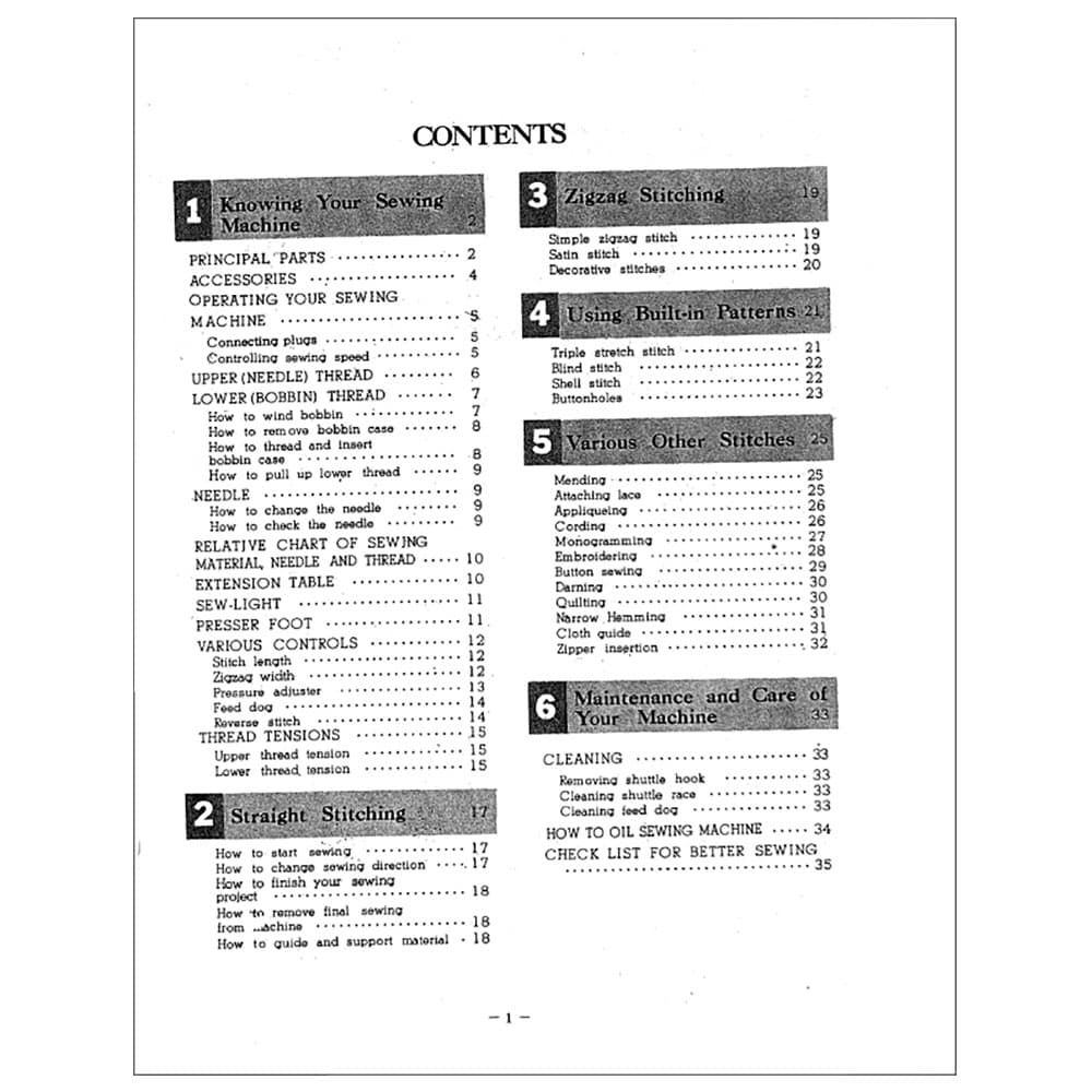 Brother 1781 Instruction Manual image # 116433