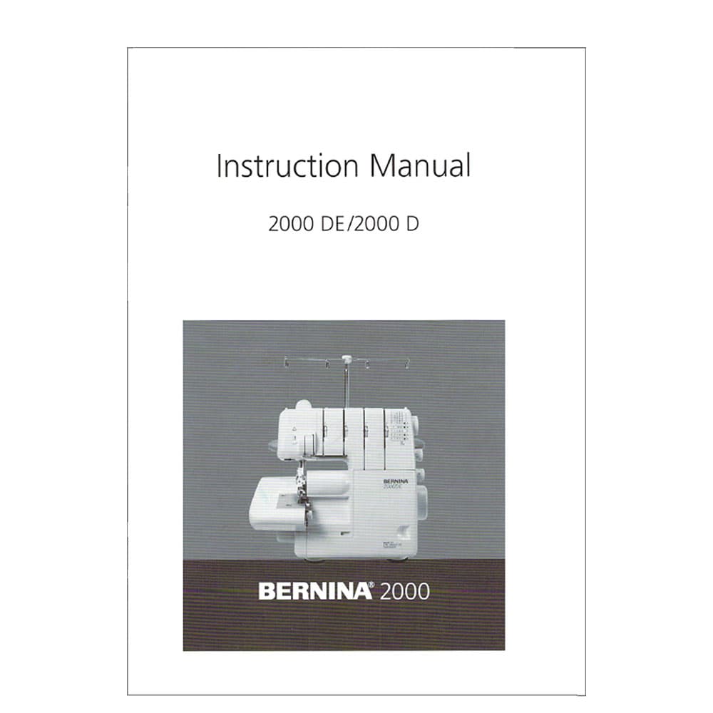 Bernina 2000D Instruction Manual image # 114841