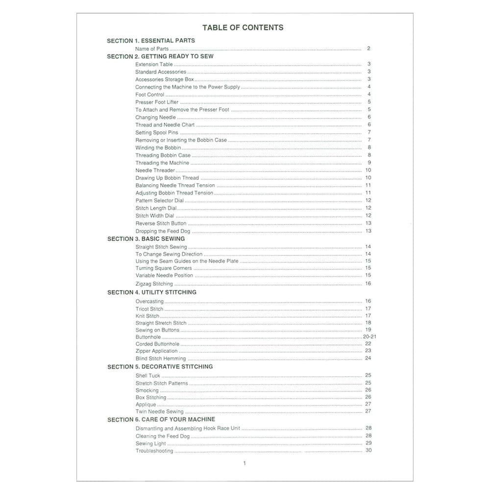 Brother 2041NX Instruction Manual image # 116438
