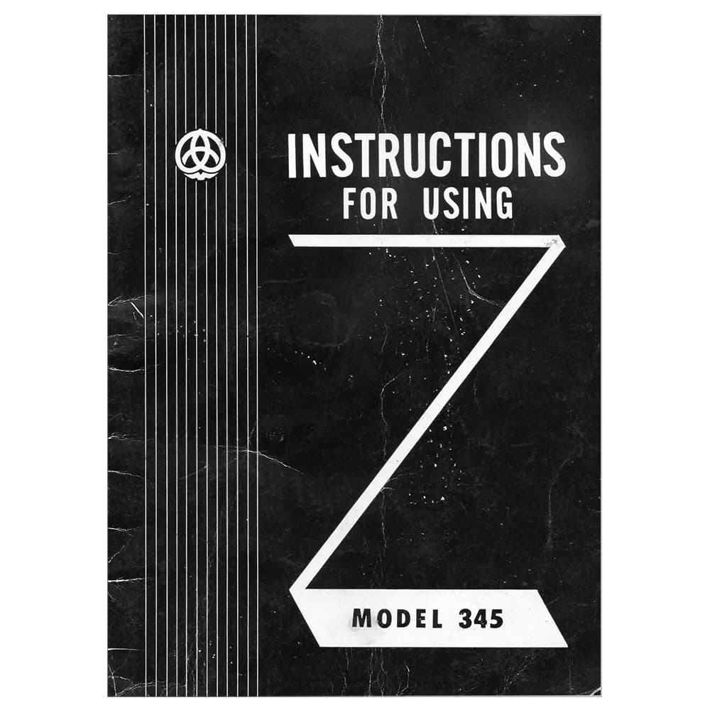 Brother 345 Instruction Manual image # 116449