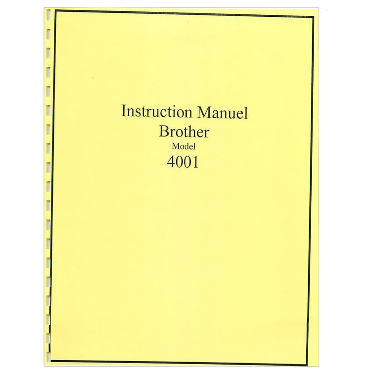 Brother 4001 Instruction Manual image # 116457