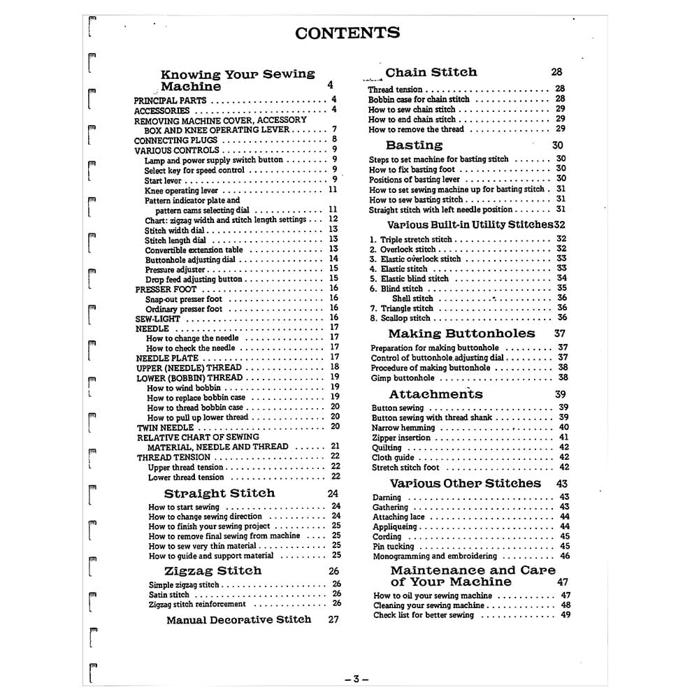 Brother 4001 Instruction Manual image # 116456