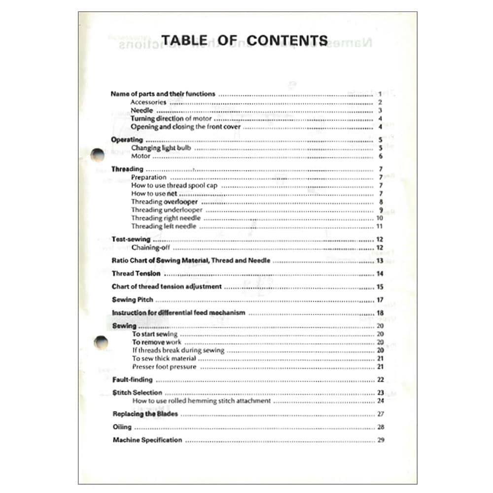Brother 634D Instruction Manual image # 117998