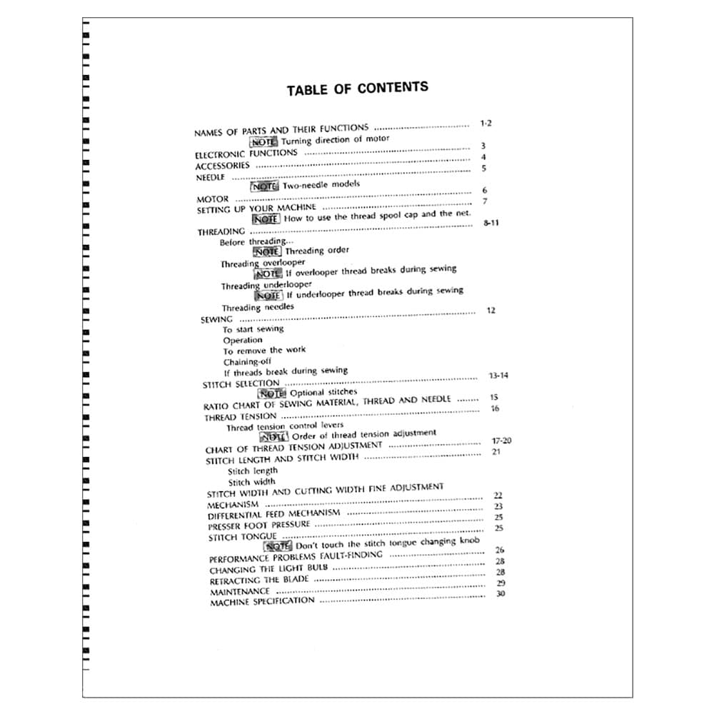 Brother Homelock 730 Instruction Manual image # 118775