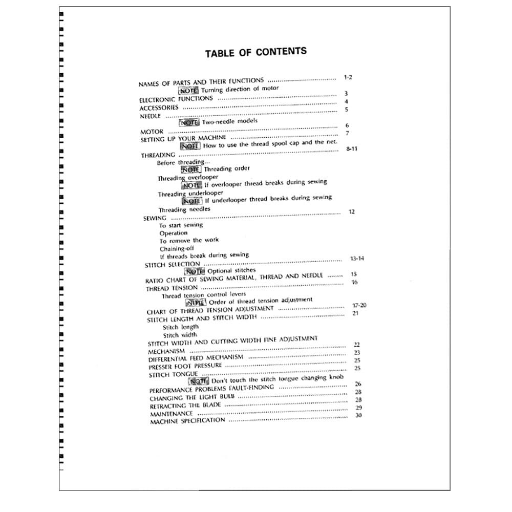 Brother Homelock 760 Instruction Manual image # 116554