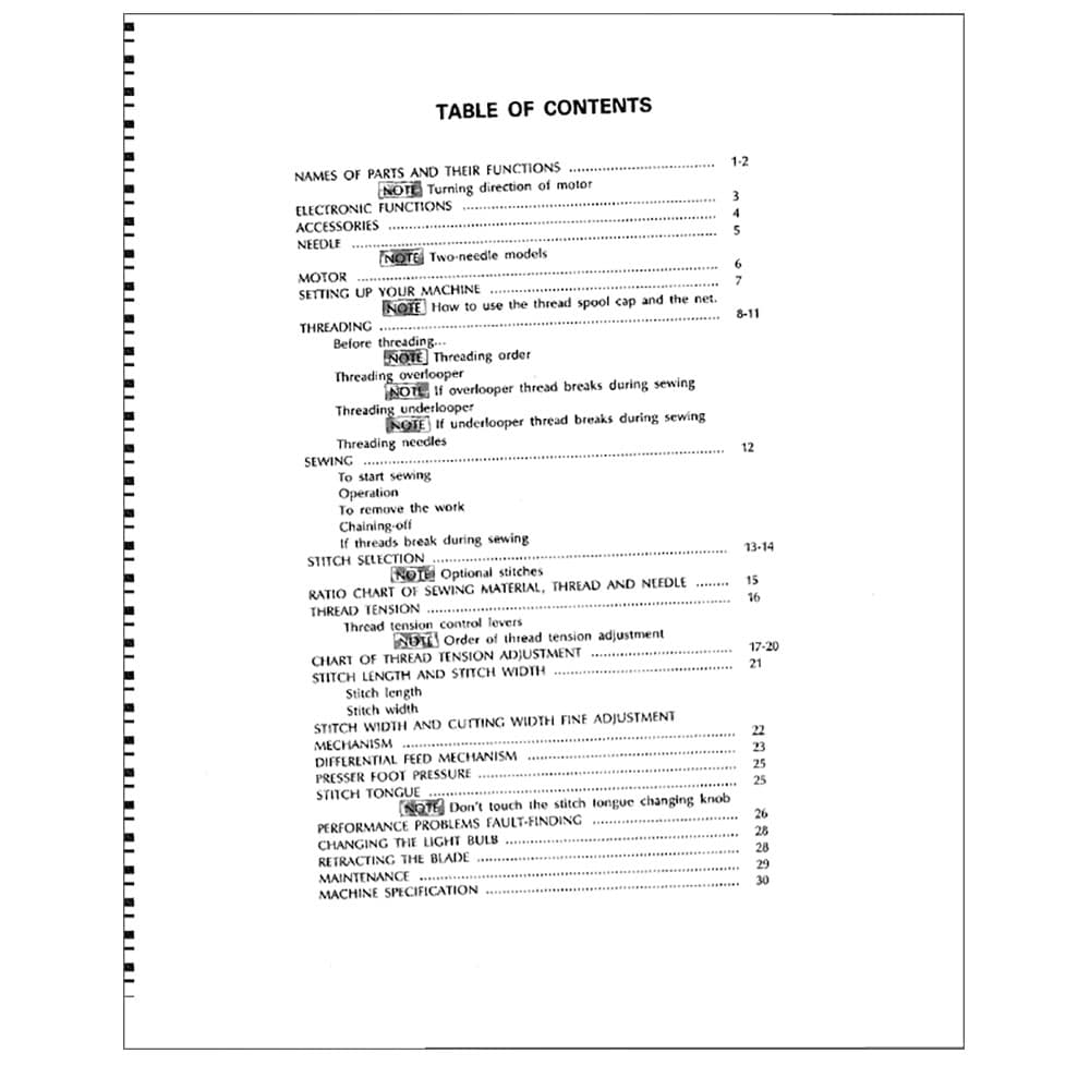Brother Homelock 760DE Instruction Manual image # 116556