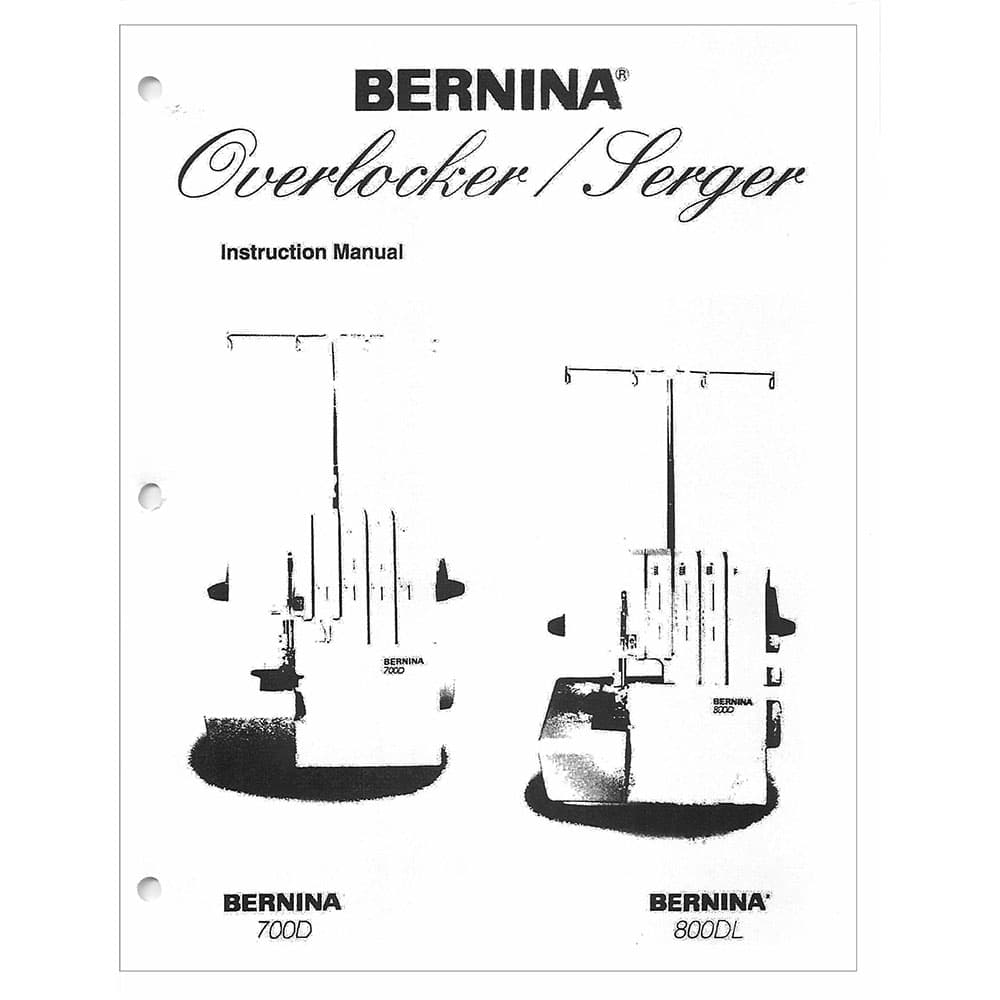 Bernina 800DL Instruction Manual image # 115118