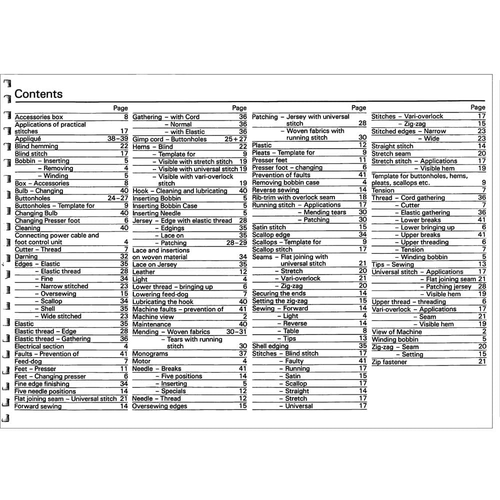 Bernina 801 Sport Instruction Manual image # 114943