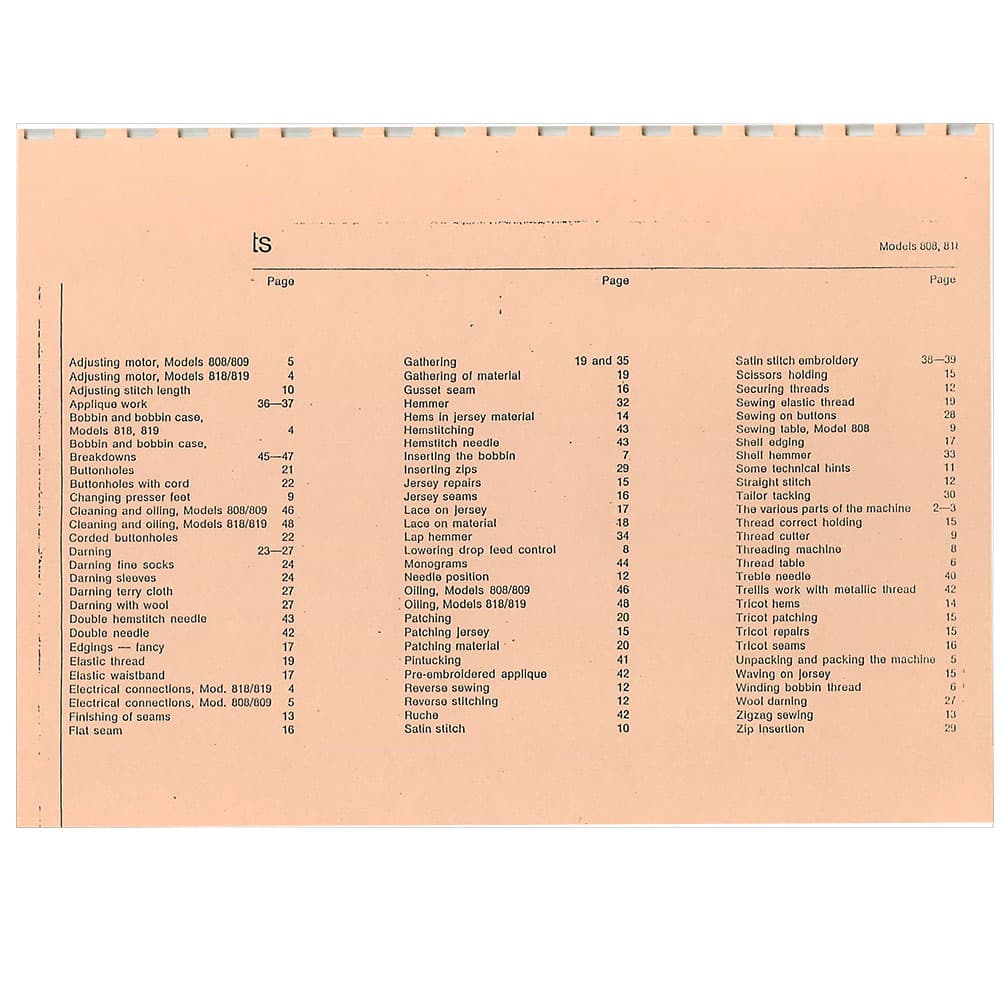 Bernina 818 Instruction Manual image # 115002