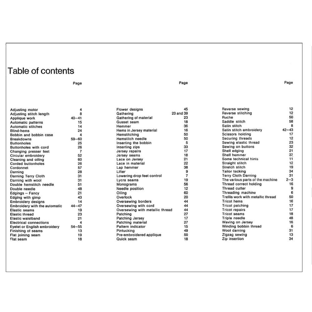 Bernina 850 Instruction Manual image # 115044