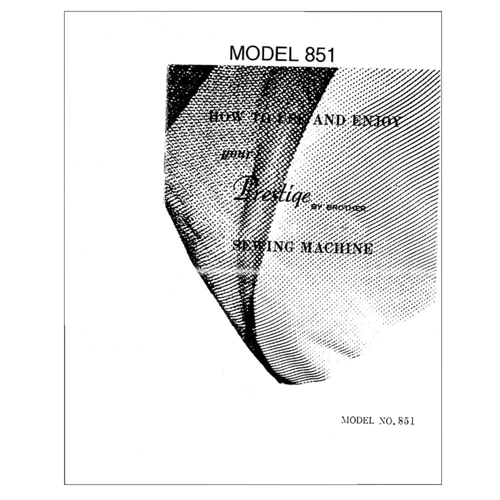Brother Prestige 851 Instruction Manual image # 116571