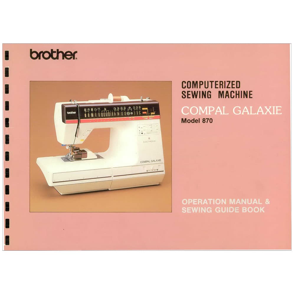 Brother Compal Galaxie 870 Instruction Manual image # 116572