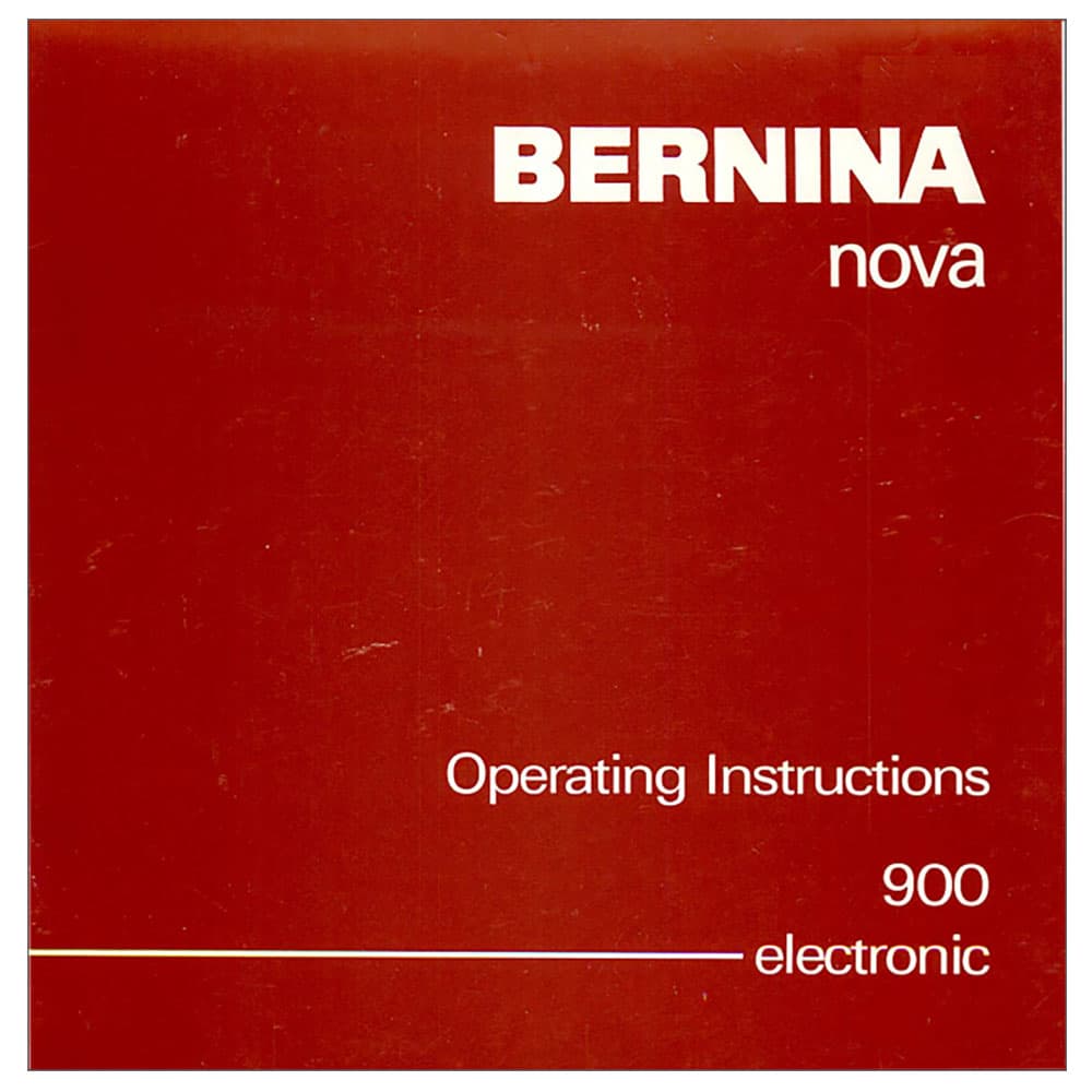 Bernina 900 Nova Instruction Manual image # 115053