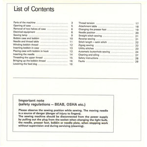 Bernina 900 Nova Instruction Manual image # 115052