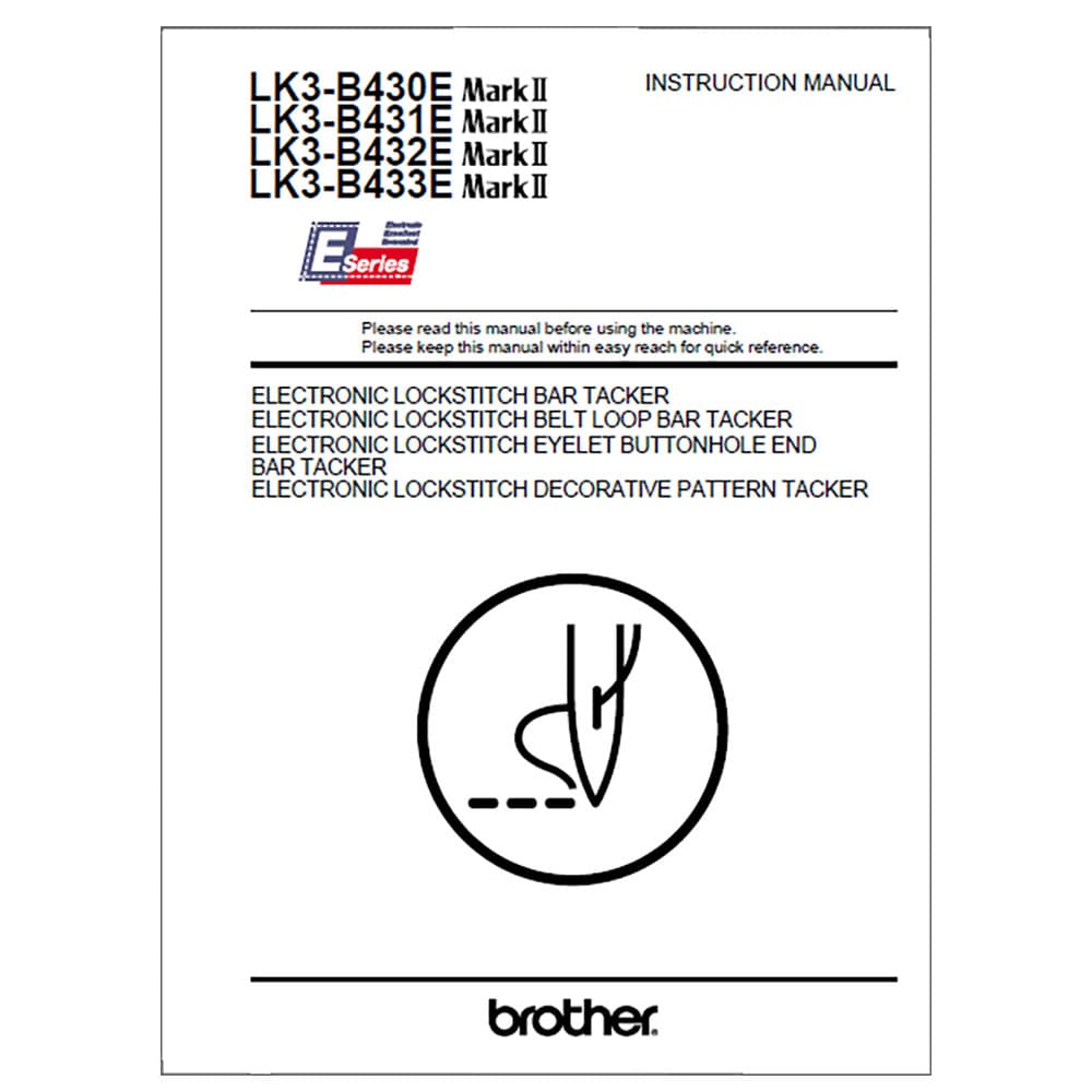 Brother LK3-B431E Mark II Instruction Manual image # 115331