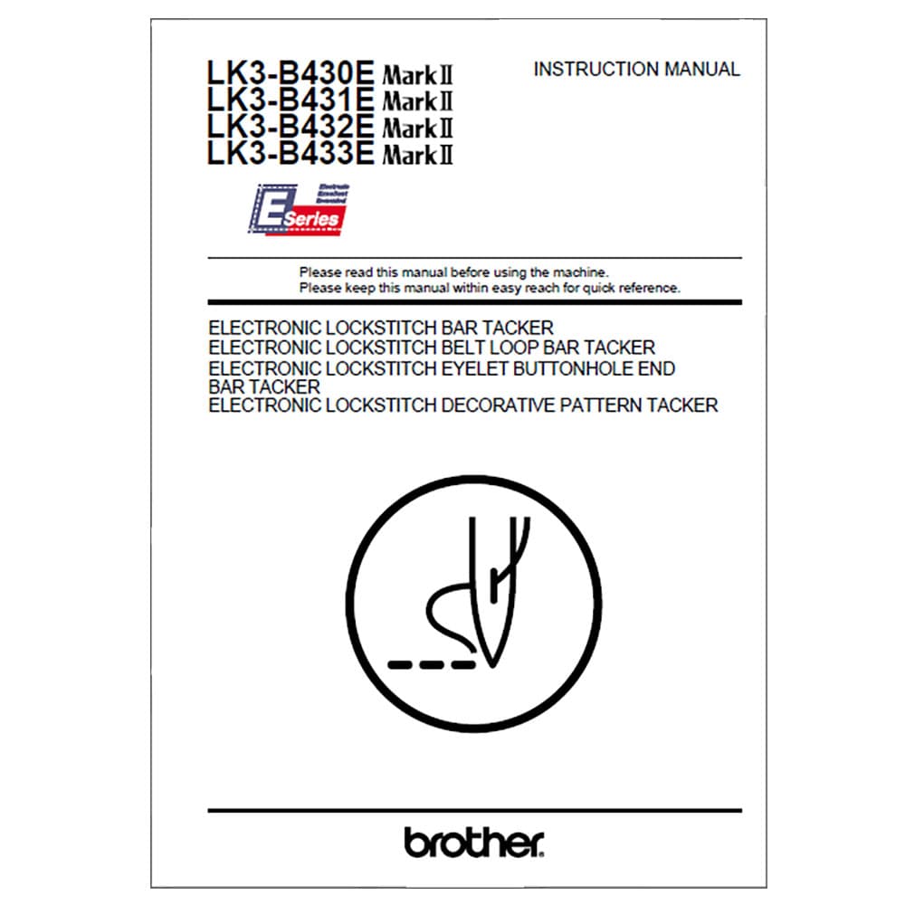Brother LK3-B432E Mark II Instruction Manual image # 115333