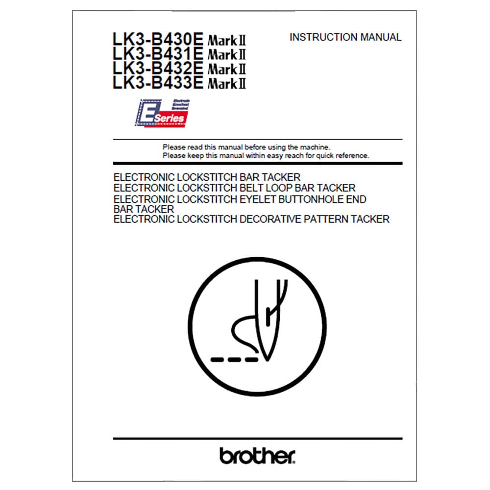 Brother LK3-B433E Mark II Instruction Manual image # 115341