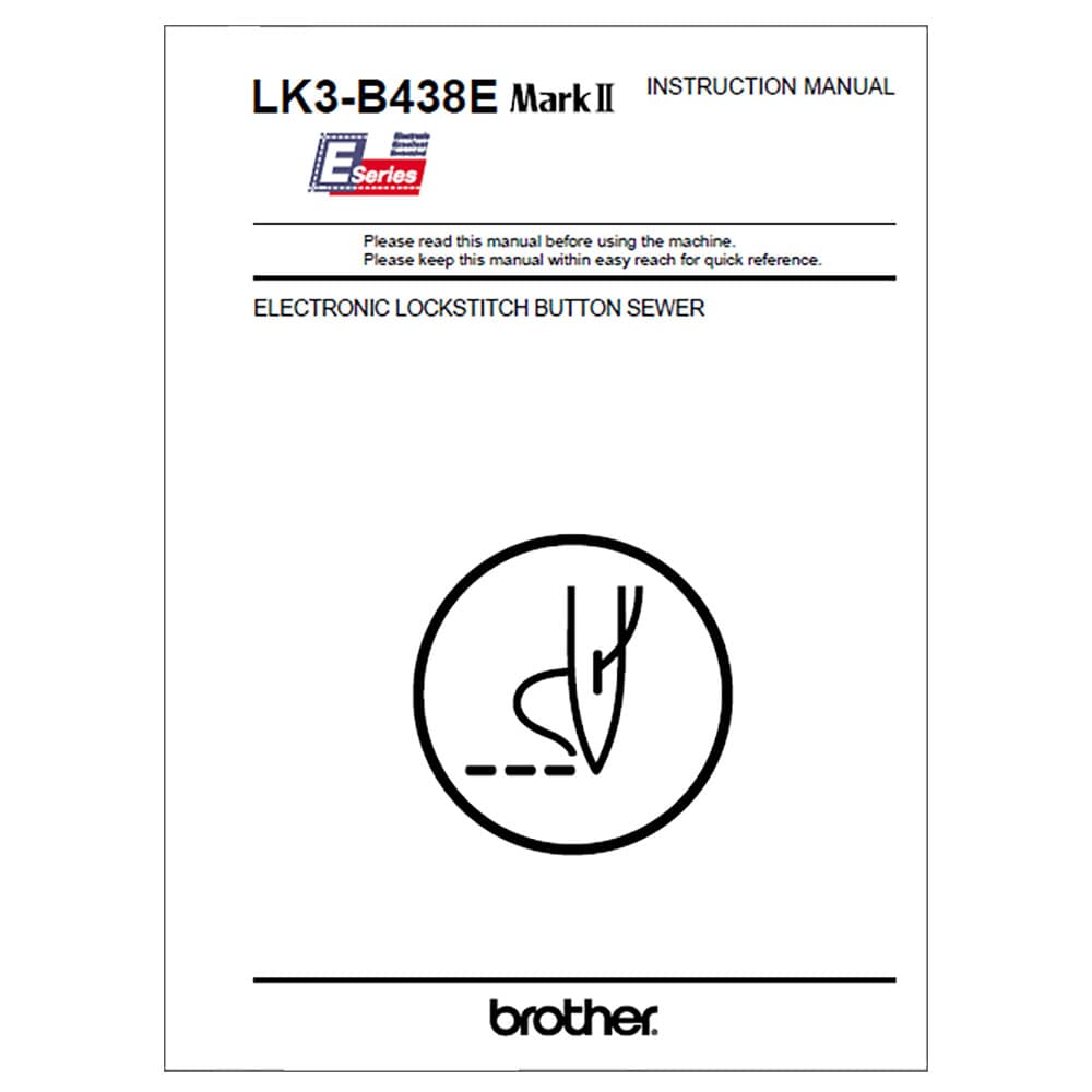 Brother LK3-B438E Mark II Instruction Manual image # 115344