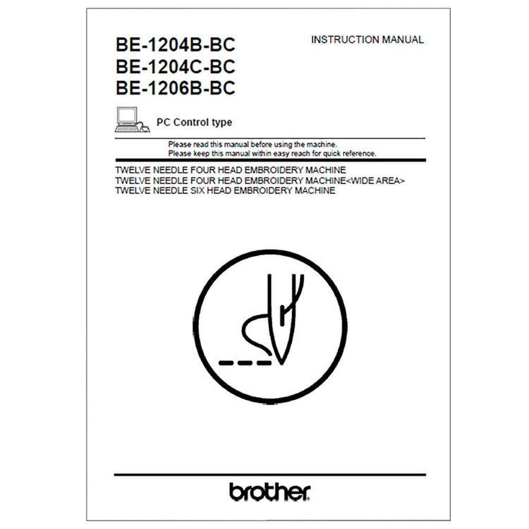 Brother Industrial BAS-1204C-BC Instruction Manual image # 116592