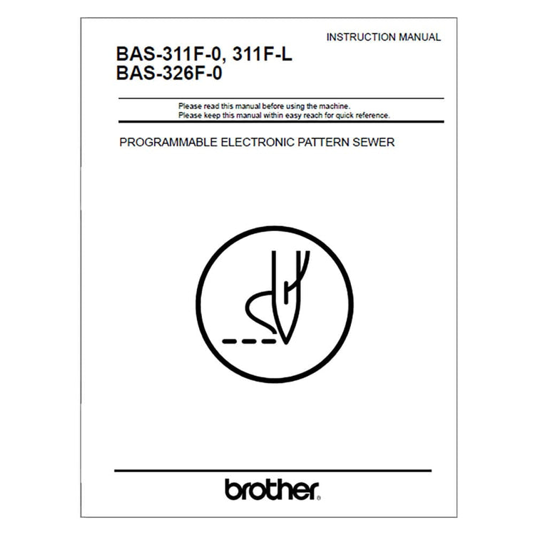 Brother BAS-326-0 Instruction Manual image # 116633