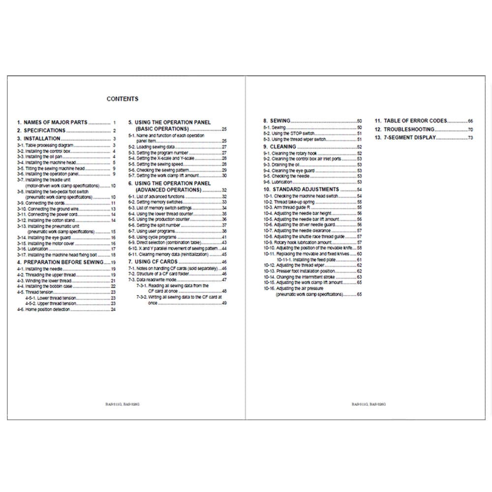 Brother BAS-326G Instruction Manual image # 115294