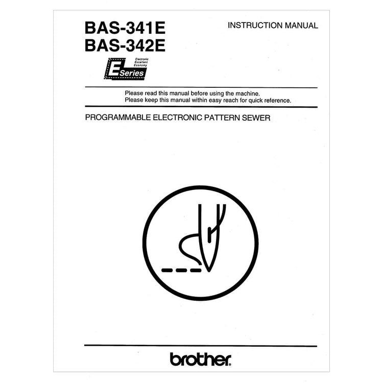 Brother BAS-341E Instruction Manual image # 116636