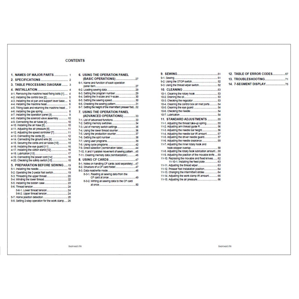 Brother BAS-342G PS Instruction Manual image # 116656