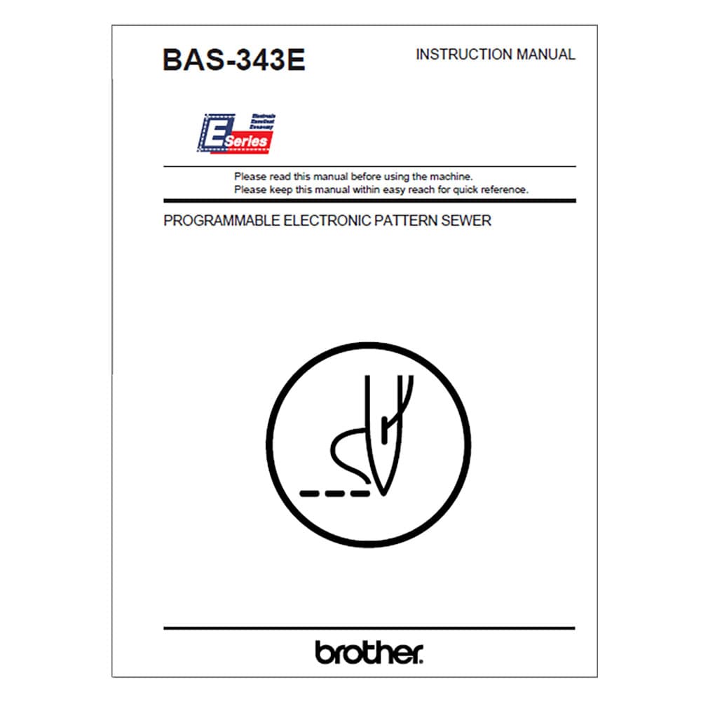 Brother BAS-343E Instruction Manual image # 116714