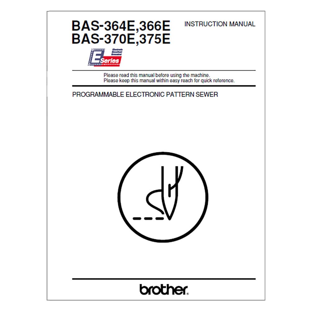 Brother BAS-370E Instruction Manual image # 116720