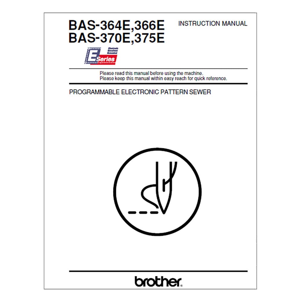 Brother BAS-375E Instruction Manual image # 116723