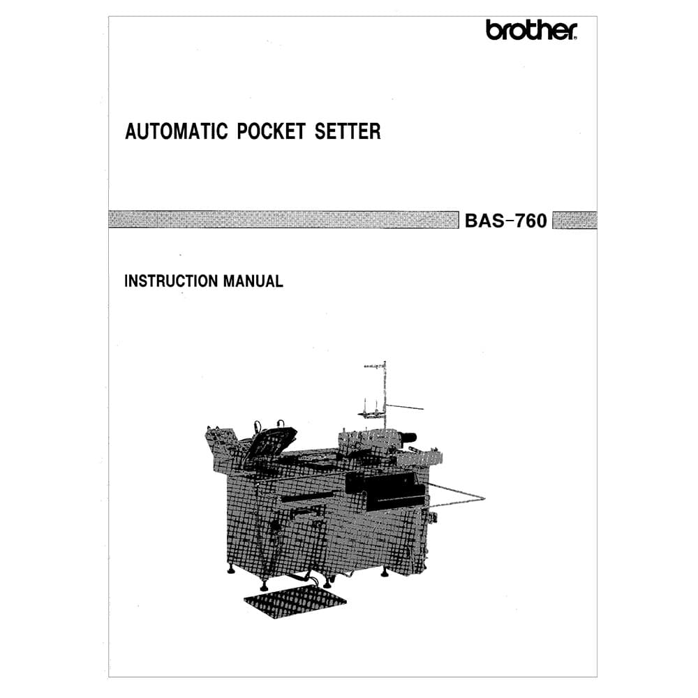 Brother BAS-760 Instruction Manual image # 116749