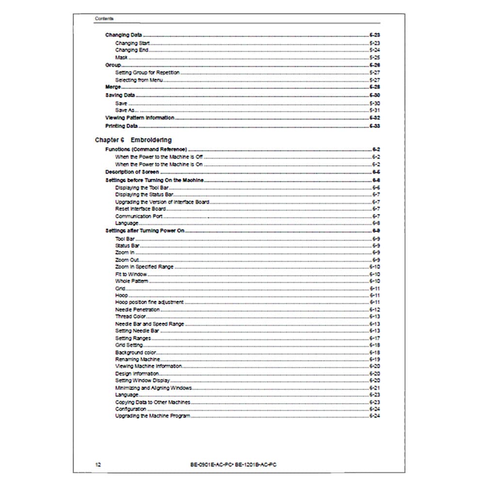 Brother BE-1201B-AC-PC Instruction Manual image # 116809