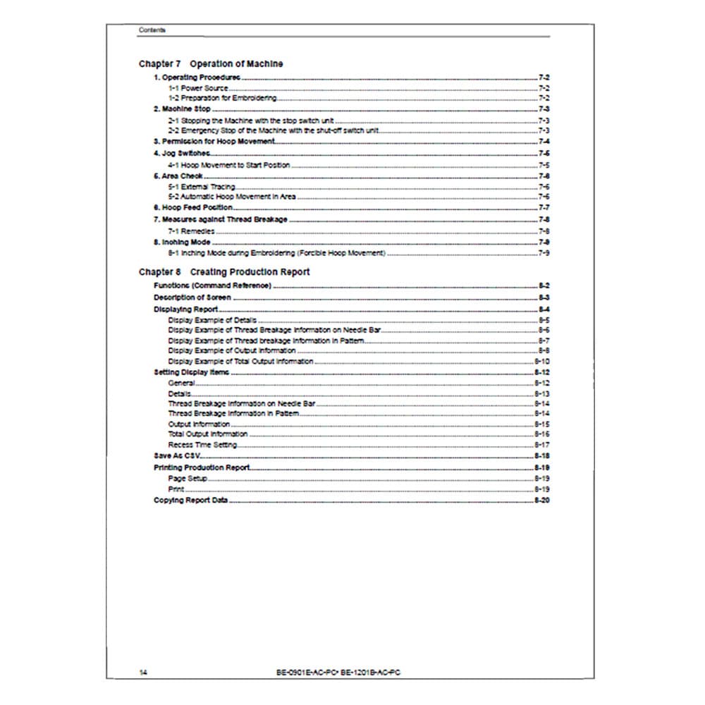 Brother BE-1201B-AC Instruction Manual image # 116784