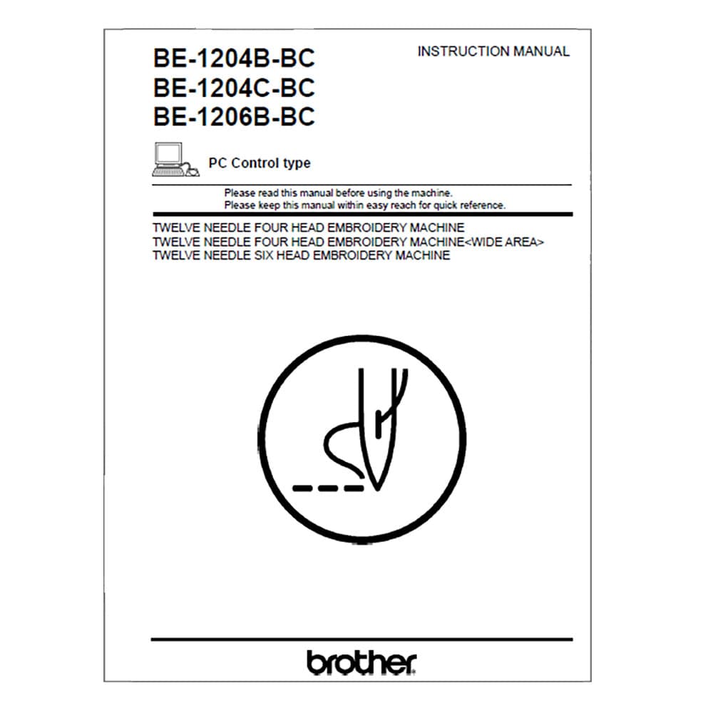 Brother BE-1204C-BC Instruction Manual image # 116811