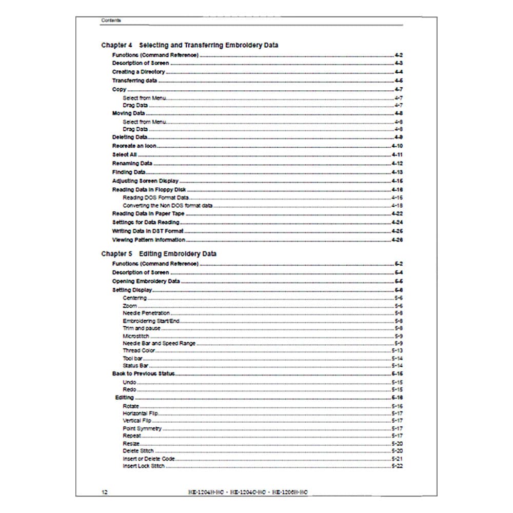 Brother BE-1206B-BC Instruction Manual image # 116800
