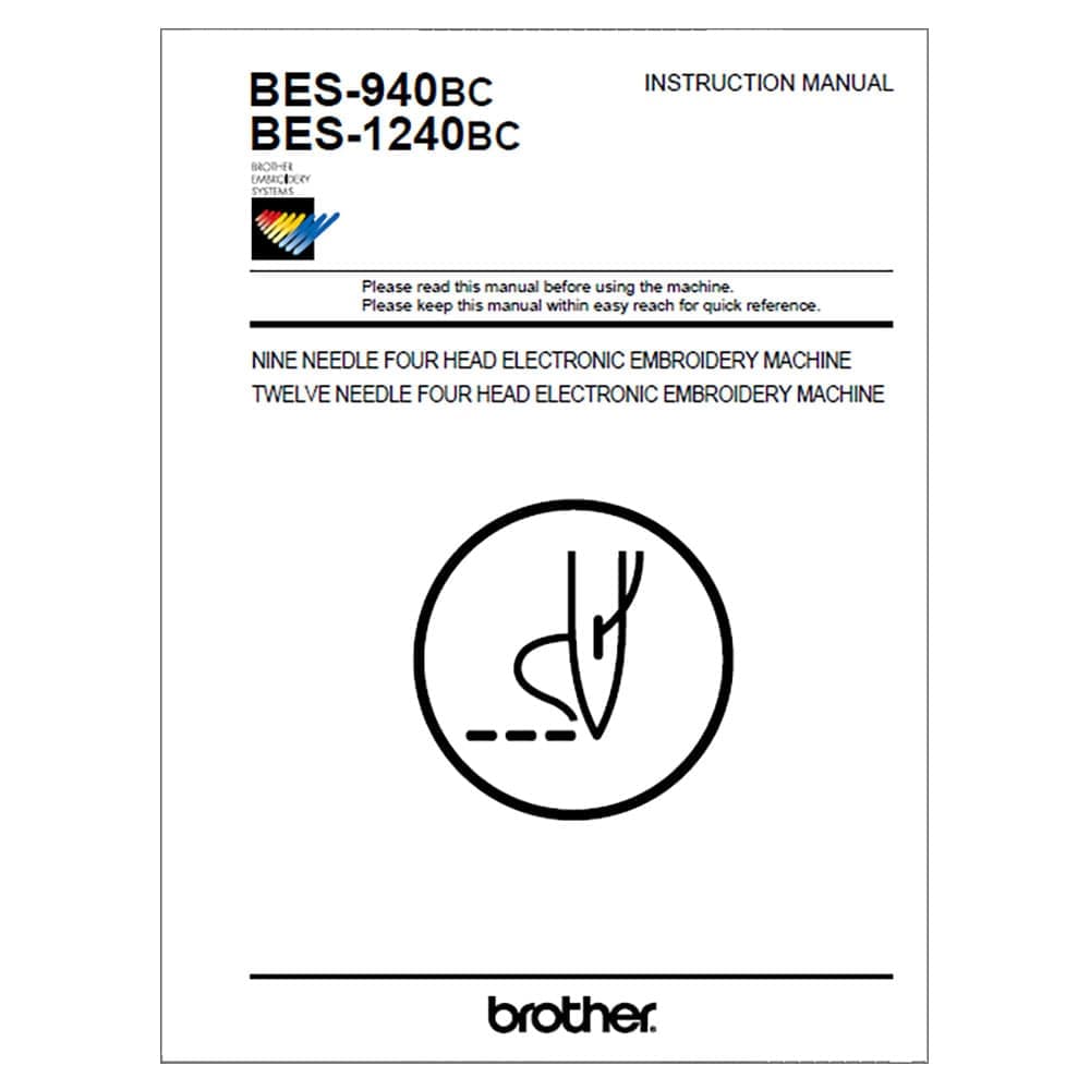 Brother BES-1240BC Instruction Manual image # 116839