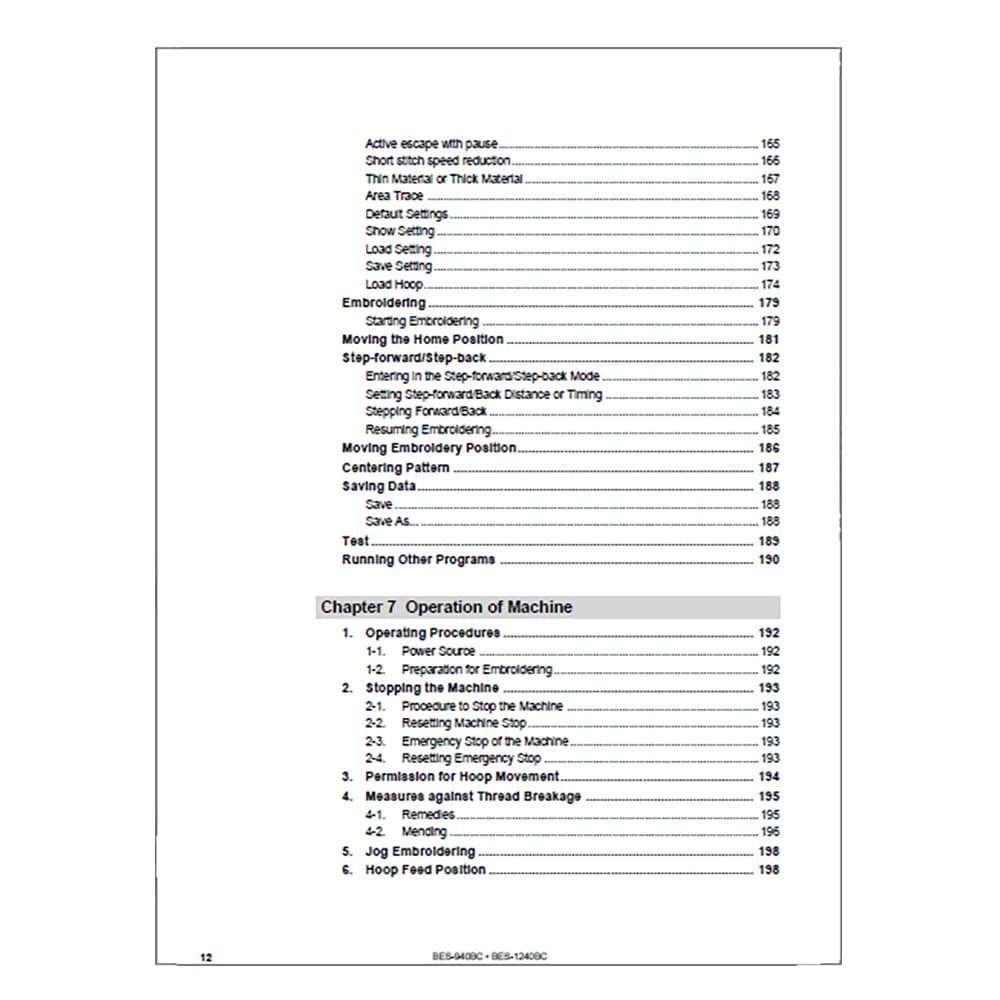 Brother Industrial BES-940C Instruction Manual image # 116973