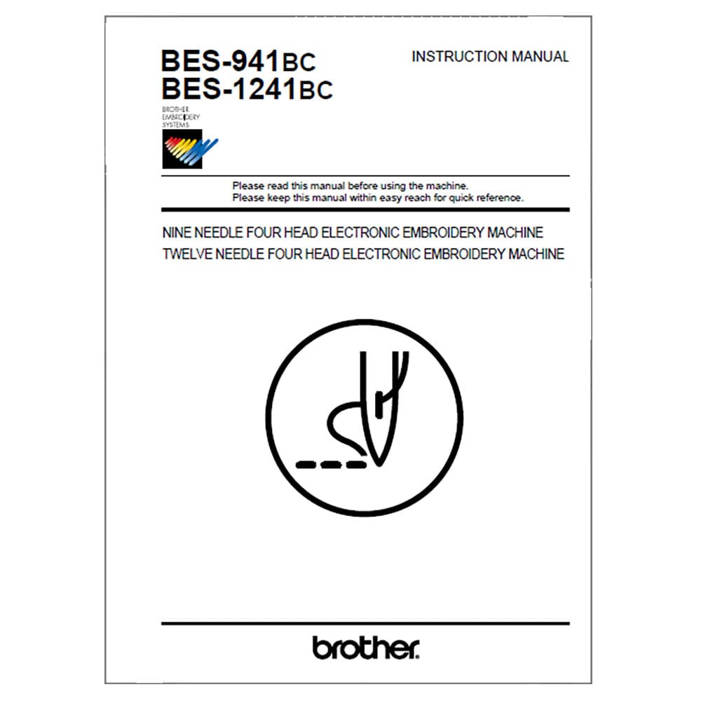Brother BES-941BC Instruction Manual image # 116990