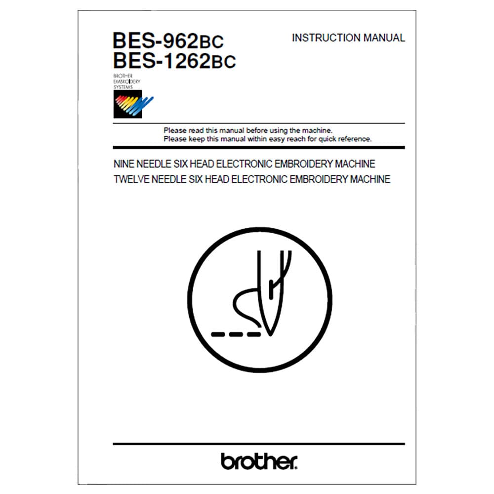 Brother BES-962BC Instruction Manual image # 115309