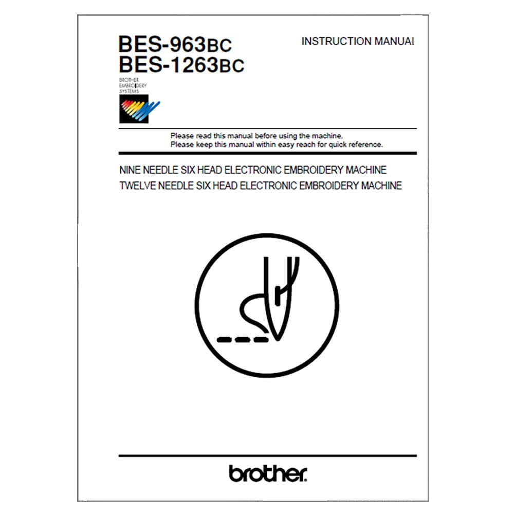 Brother BES-963BC Instruction Manual image # 117024