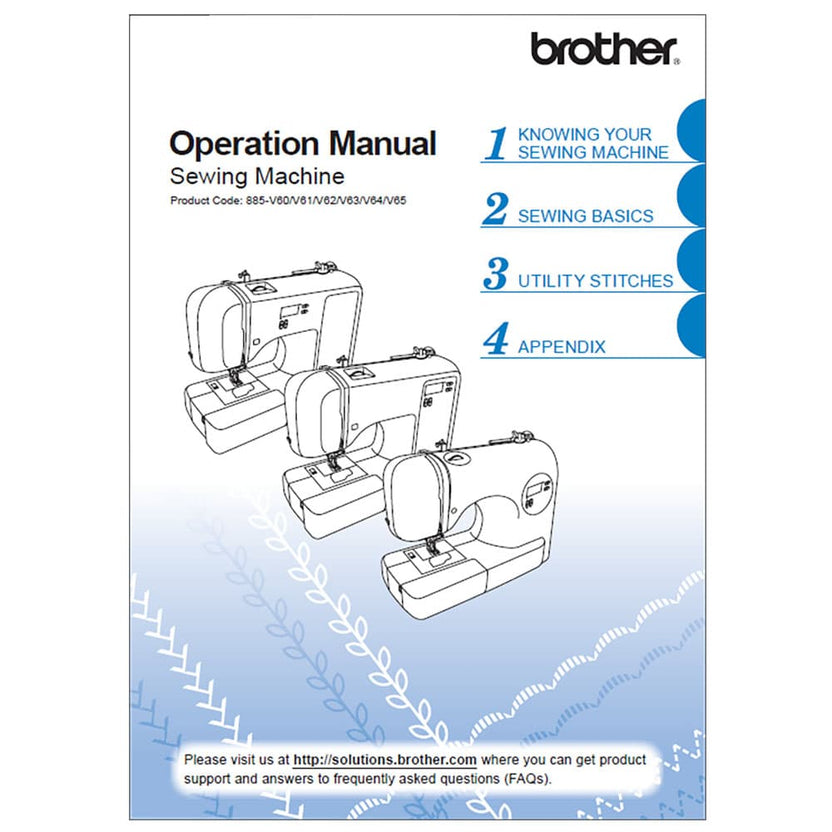 Brother CE1100PRW Instruction Manual