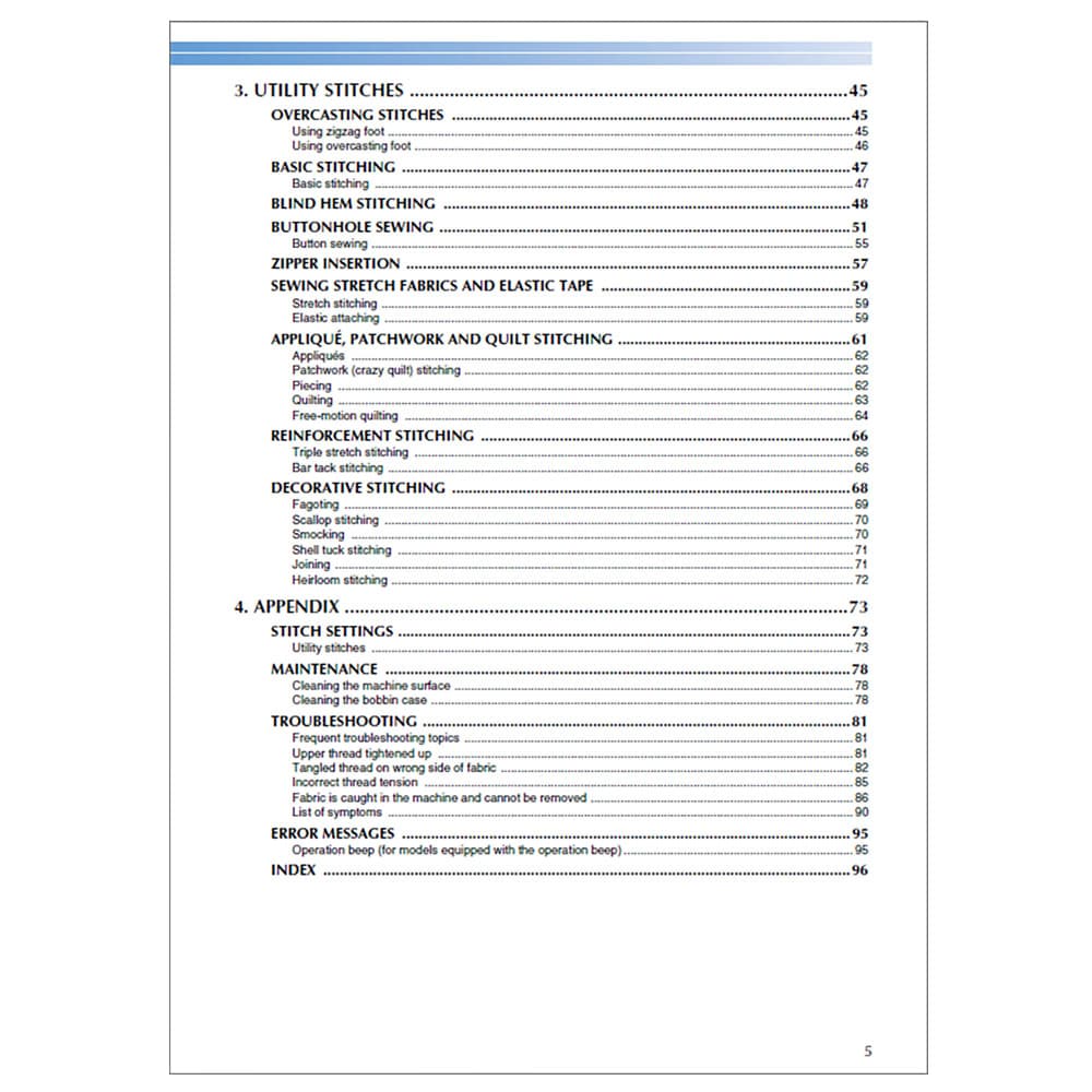 Brother CP-7500 Instruction Manual image # 117119